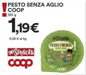 Coop Pesto senza aglio coop offerta