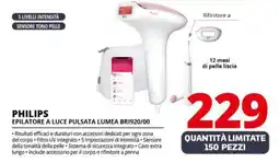 Comet PHILIPS EPILATORE A LUCE PULSATA LUMEA BR1920/00 offerta