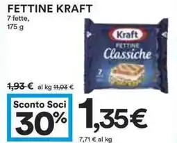 Coop Fettine kraft 7 fette, offerta