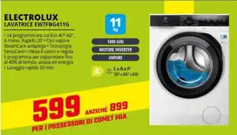 Comet ELECTROLUX LAVATRICE EW7FBG411G offerta