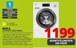 Comet MIELE LAVATRICE WED164WCS offerta