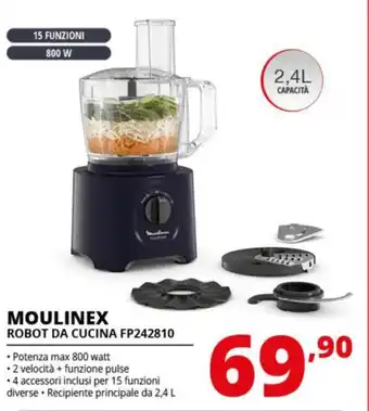 Comet MOULINEX ROBOT DA CUCINA FP242810 offerta