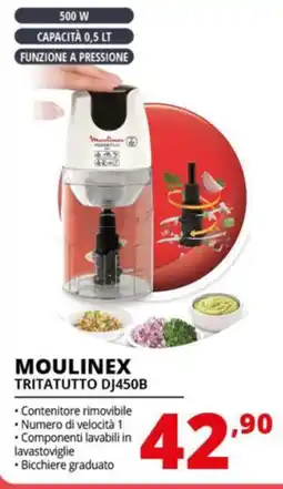 Comet MOULINEX TRITATUTTO DJ450B offerta