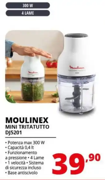 Comet MOULINEX MINI TRITATUTTO DJ5201 offerta