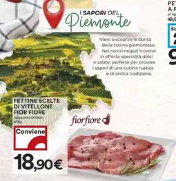 Coop Fettine scelte di vitellone fior fiore offerta