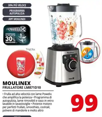 Comet MOULINEX FRULLATORE LM871D10 offerta