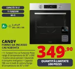 Comet CANDY FORNO DA INCASSO CA6 N3B1HTX offerta