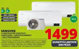 Comet SAMSUNG CLIMATIZZATIRE DUALSPLIT AJ040TXJ2KG + AR09TXHZAWKNEU offerta