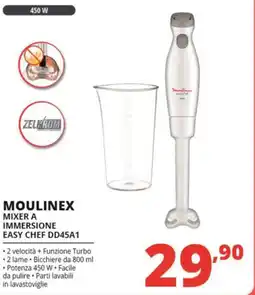 Comet MOULINEX MIXER A IMMERSIONE EASY CHEF DD45A1 offerta