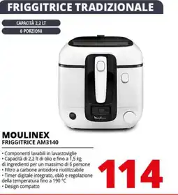 Comet MOULINEX FRIGGITRICE AM3140 offerta