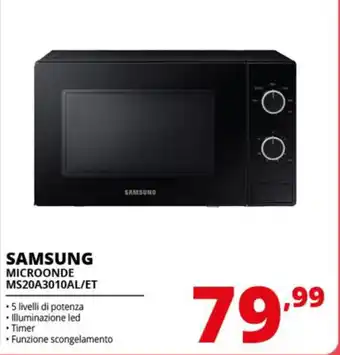 Comet SAMSUNG MICROONDE MS20A3010AL/ET offerta