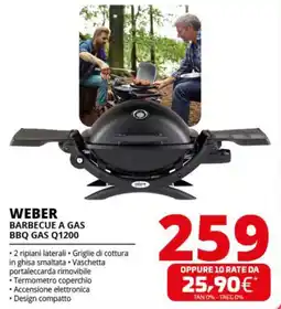 Comet WEBER BARBECUE A GAS BBQ GAS Q1200 offerta