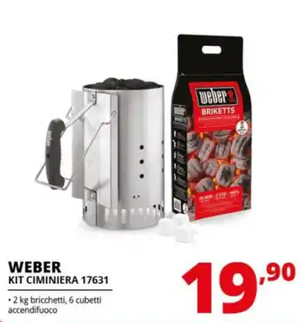 Comet WEBER KIT CIMINIERA 17631 offerta