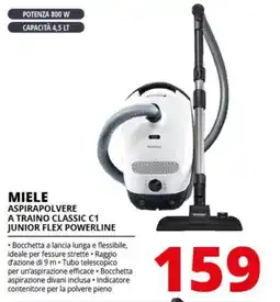 Comet MIELE ASPIRAPOLVERE A TRAINO CLASSIC C1 JUNIOR FLEX POWERLINE offerta