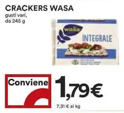 Coop Crackers wasa gusti vari, da offerta