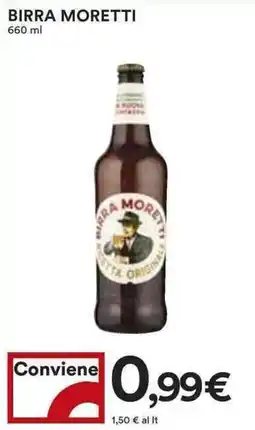 Coop Birra moretti offerta