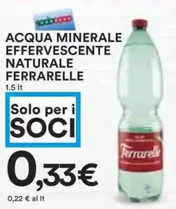 Coop Acqua minerale effervescente naturale ferrarelle offerta