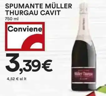 Coop Spumante müller thurgau cavit offerta