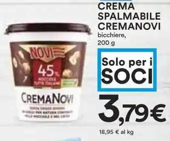 Coop Crema spalmabile cremanovi bicchiere, offerta