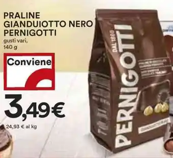 Coop Praline gianduiotto nero pernigotti gusti vari, offerta