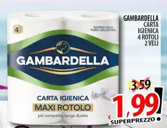 Il Genio Supermercato GAMBARDELLA Carta igienica offerta