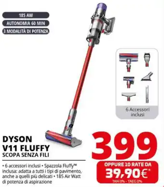 Comet Dyson v11 fluffy scopa senza fili offerta