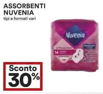 Coop Assorbenti nuvenia tipi e formati vari offerta