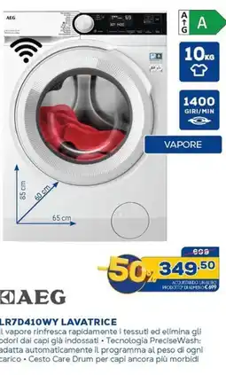 Euronics AEG LR7D410WY LAVATRICE offerta