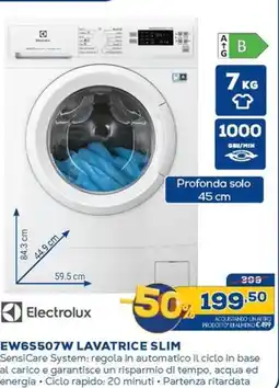 Euronics Electrolux EW6S507W LAVATRICE SLIM offerta