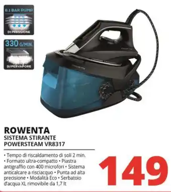 Comet ROWENTA SISTEMA STIRANTE POWERSTEAM VR8317 offerta