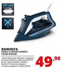 Comet ROWENTA FERRO A VAPORE EXPRESS STEAM DW4308 offerta