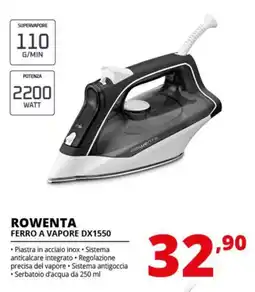 Comet ROWENTA FERRO A VAPORE DX1550 offerta