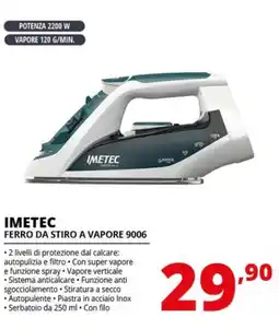 Comet IMETEC FERRO DA STIRO A VAPORE 9006 offerta