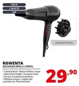 Comet ROWENTA ASCIUGACAPELLI CV591L offerta