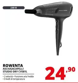 Comet ROWENTA ASCIUGACAPELLI STUDIO DRY CV581L offerta