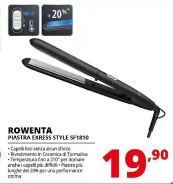 Comet ROWENTA PIASTRA EXRESS STYLE SF1810 offerta