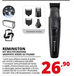 Comet REMINGTON KIT MULTIFUNZIONE GRAPHITE SERIES G2 PG2000 offerta