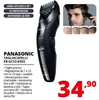 Comet PANASONIC TAGLIACAPELLI ER-GC53-K503 offerta