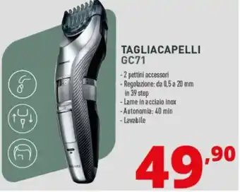 Comet TAGLIACAPELLI GC71 offerta