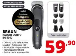 Comet BRAUN RASOIO CORPO BG 5360 offerta