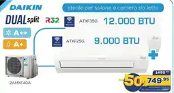 Euronics DAIKIN DUAL split 232 ATXF35G 12.000 BTU offerta