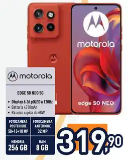 Unieuro motorola EDGE 50 NEO 5G offerta