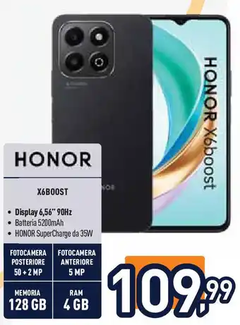 Unieuro HONORX6BOOST boost offerta