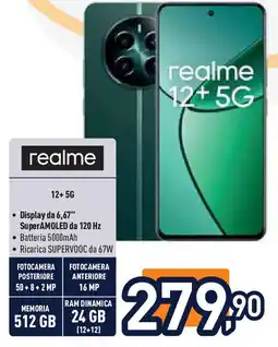 Unieuro realme 12+5G offerta