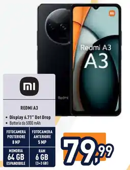 Unieuro REDMI A3 offerta