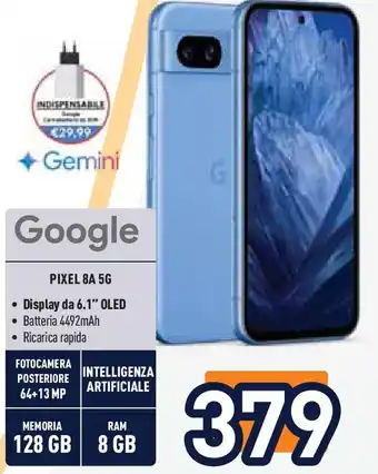 Unieuro Google PIXEL 8A 5G offerta