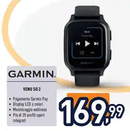 Unieuro GARMIN. Venu sq 2 offerta