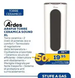 Euronics Ardes AR4P18 TORRE CERAMICA SOUND xl offerta