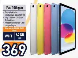 Unieuro iPad 10th gen offerta