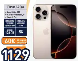 Unieuro iPhone 16 Pro offerta